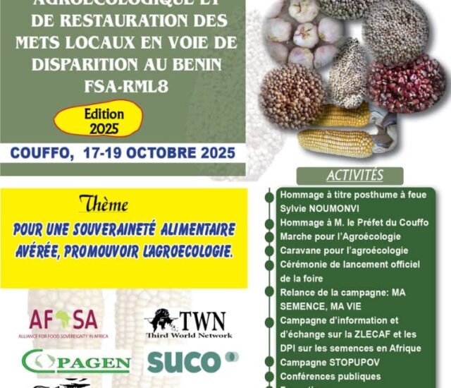 Foire Semencière et Agroécologique – Couffo (Édition 2025)